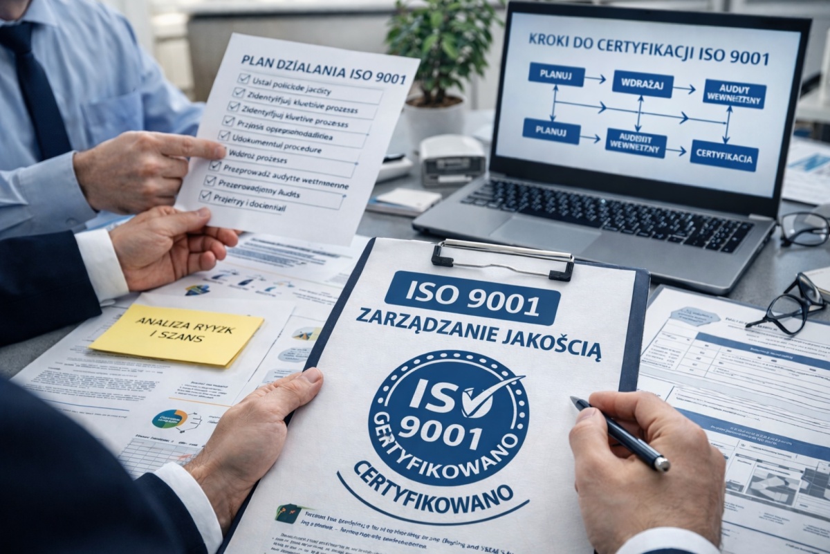 Wdrożenie ISO 9001 – jak skutecznie zbudować System Zarządzania Jakością